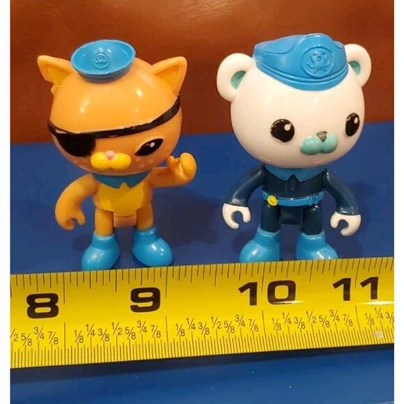 3 In Octonauts Captain Barnacles Kwazii Action Figures Replacements Collectibles - Picture 12 of 12